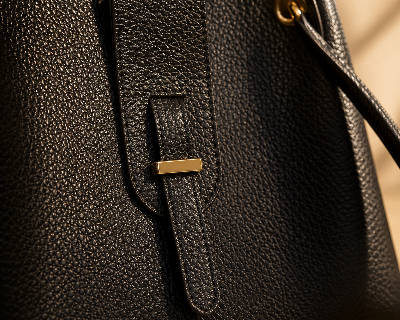 Sac à main femme en cuir noir Dione — fabriqué en Italie