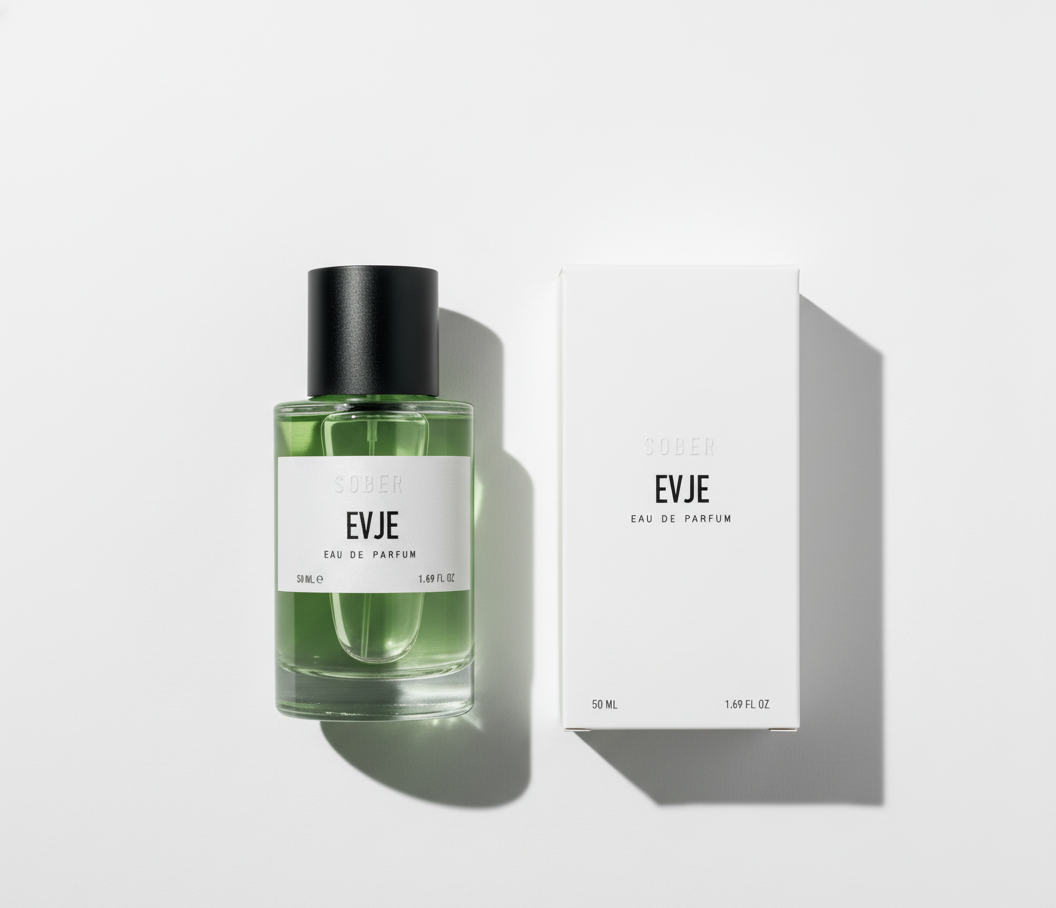EVJE Eau de Parfum 50 ml – Parfum Unisexe Vert & Aquatique, Végan & Naturel
