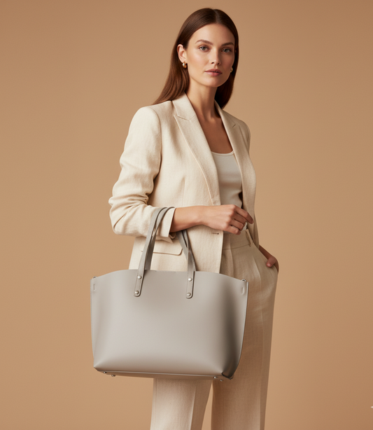 RENATO BORZATTA – Sac Cabas en Cuir Véritable Mode Italienne
