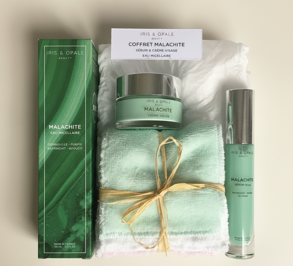 Coffret Malachite – Soin Visage Revitalisant IRIS & OPALE