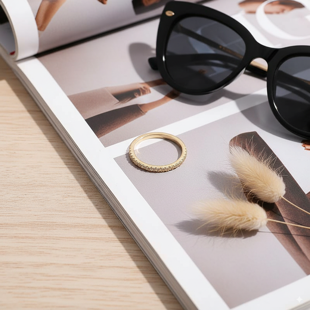 Bague Minimaliste Micro-sertie Zircone