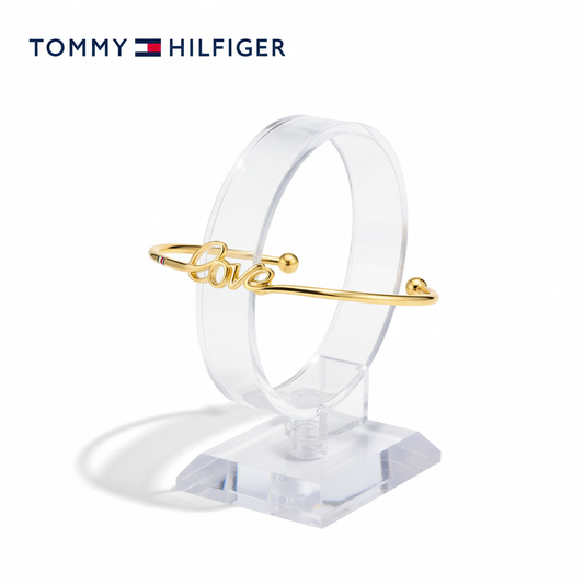 Tommy Hilfiger “Love” Gold Stainless Steel Bracelet