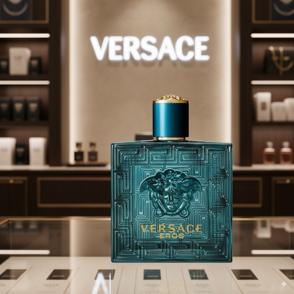 Versace Eros Eau de Parfum 100 ml – Intensité masculine et luxe éternel