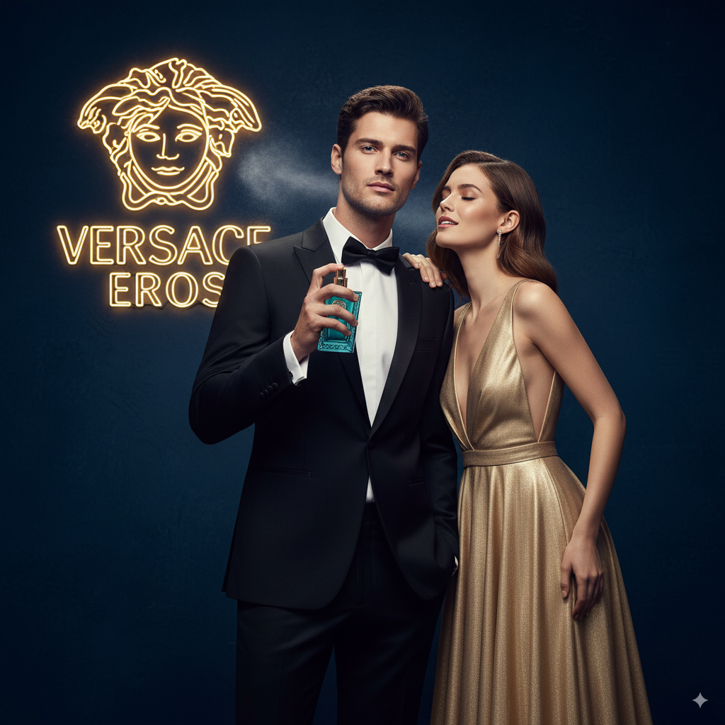 Versace Eros Eau de Parfum 100 ml – Intensité masculine et luxe éternel