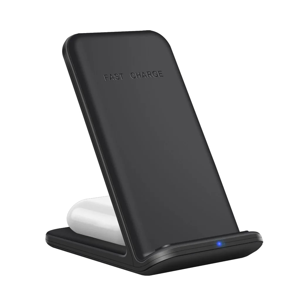 Chargeur Sans Fil 3 en 1 – 15W pour iPhone, Apple Watch et AirPods – Support Rapide et Pliable