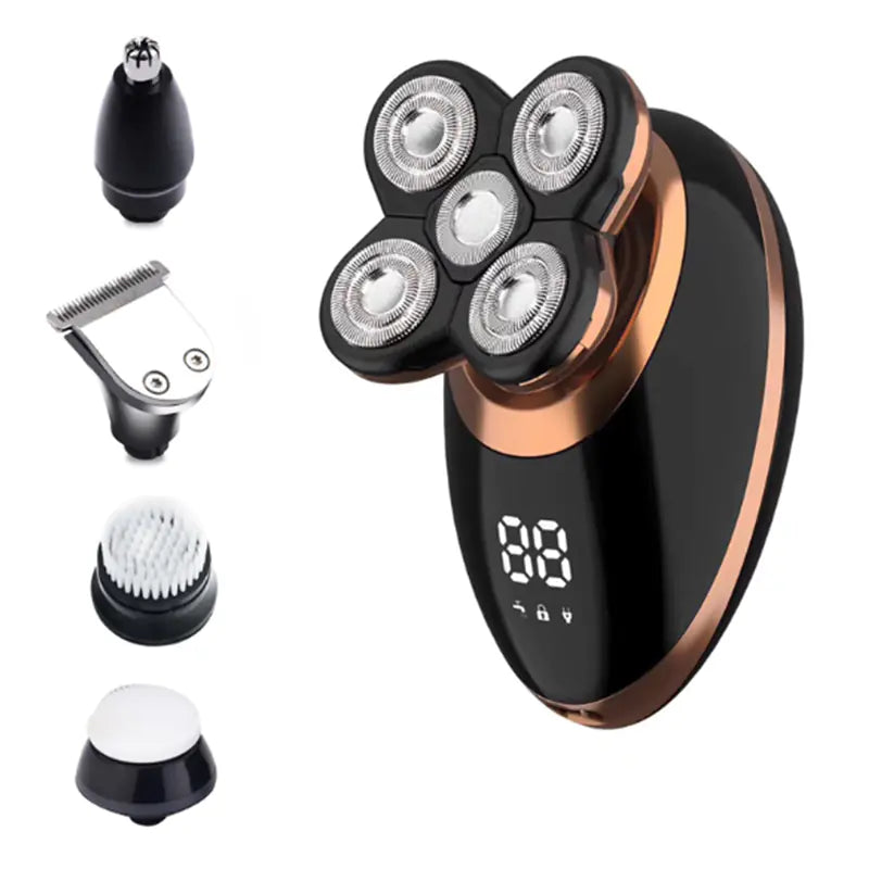 Tondeuse Électrique 5-en-1 avec Écran LED
