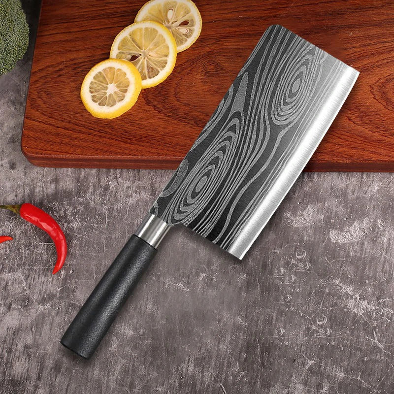 Ciseaux opaques de cuisine utilitaires à motif laser Damas, affûtage, acier inoxydable, couteau de chef tranchant, outil de cuisine, le plus récent ensemble