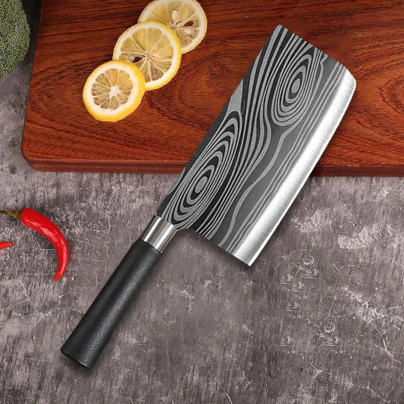 Ciseaux opaques de cuisine utilitaires à motif laser Damas, affûtage, acier inoxydable, couteau de chef tranchant, outil de cuisine, le plus récent ensemble