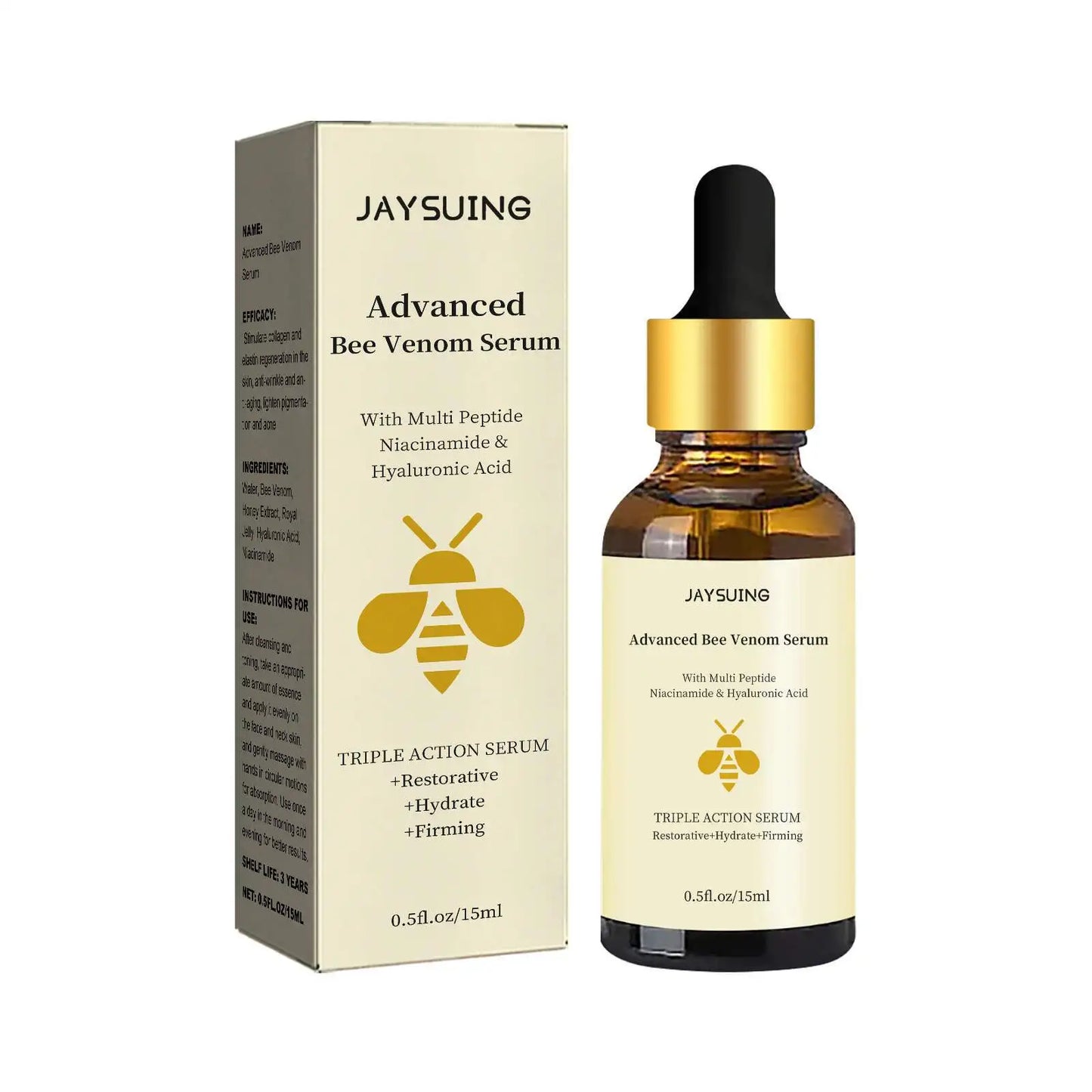 Sérum Visage à l’Acide Hyaluronique – Anti-Âge, Anti-Rides & Éclat