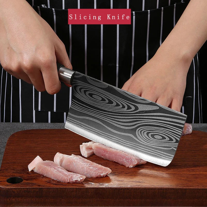 Ciseaux opaques de cuisine utilitaires à motif laser Damas, affûtage, acier inoxydable, couteau de chef tranchant, outil de cuisine, le plus récent ensemble