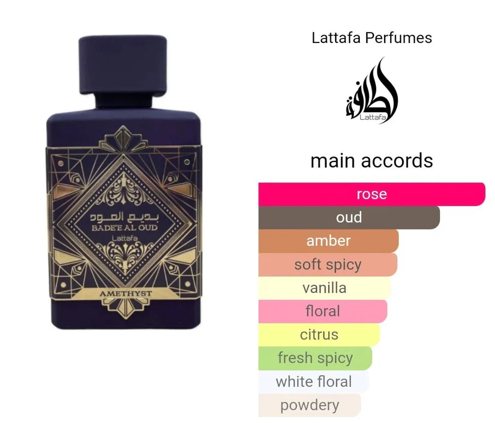 LATTAFA BADEE AL OUD AMETHYST EDP SPRAY 100 ML