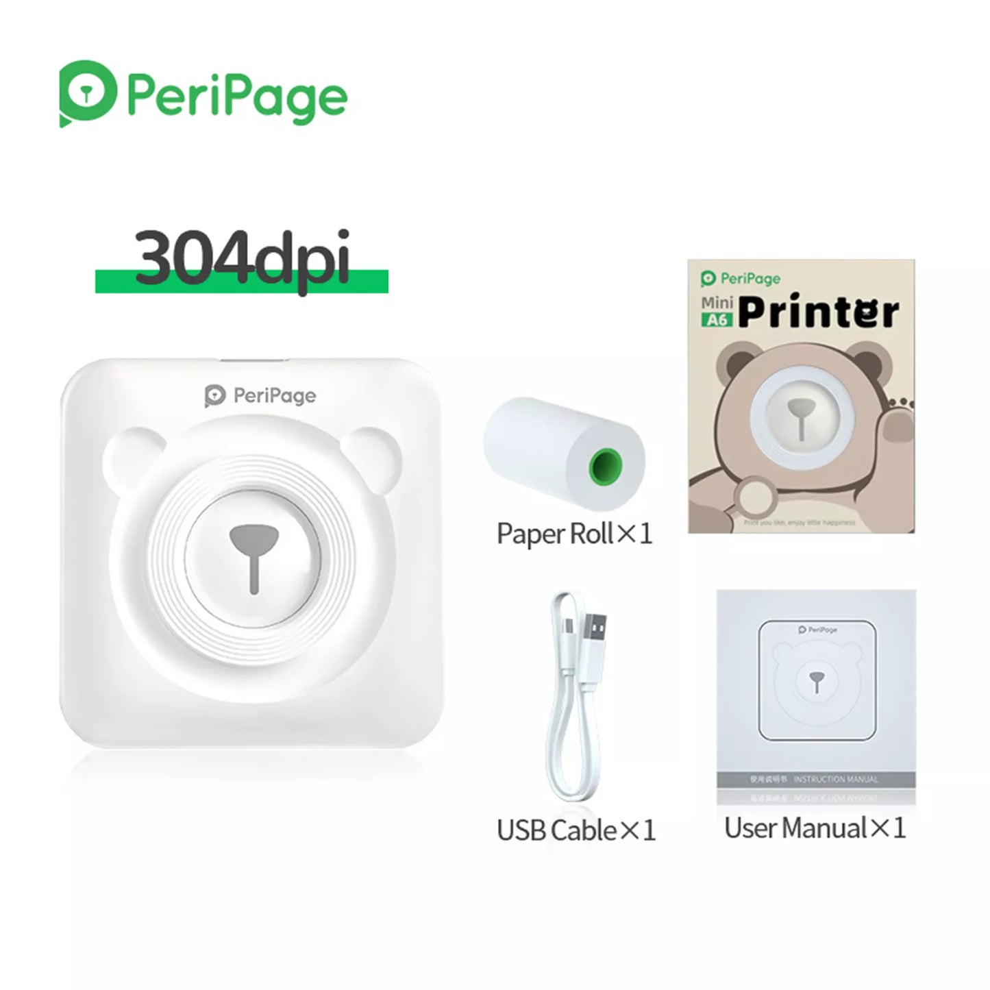 Imprimante Photo Portable Mini de Poche PeriPage