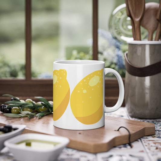 Mug Citron Mignon en Céramique – Cadeau Original & Fun