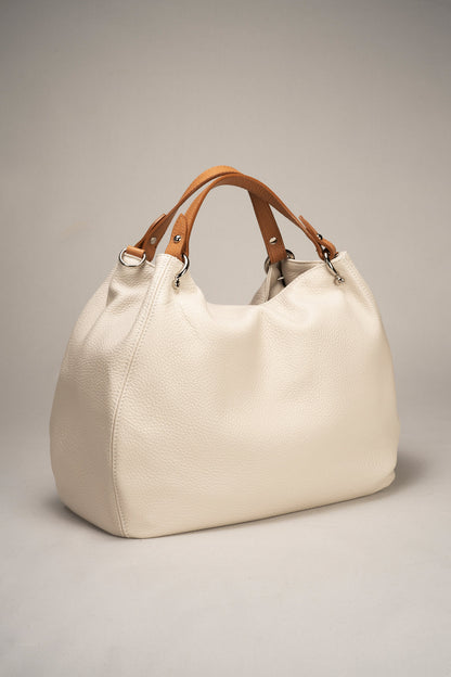 Sac Azalea beige cuoio — détail anses