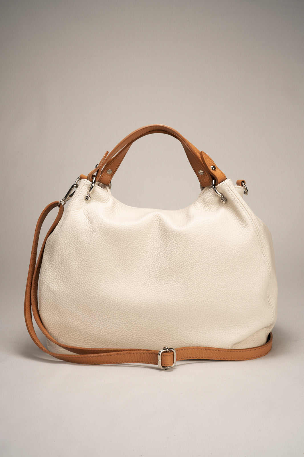Sac Azalea beige cuoio — vue latérale