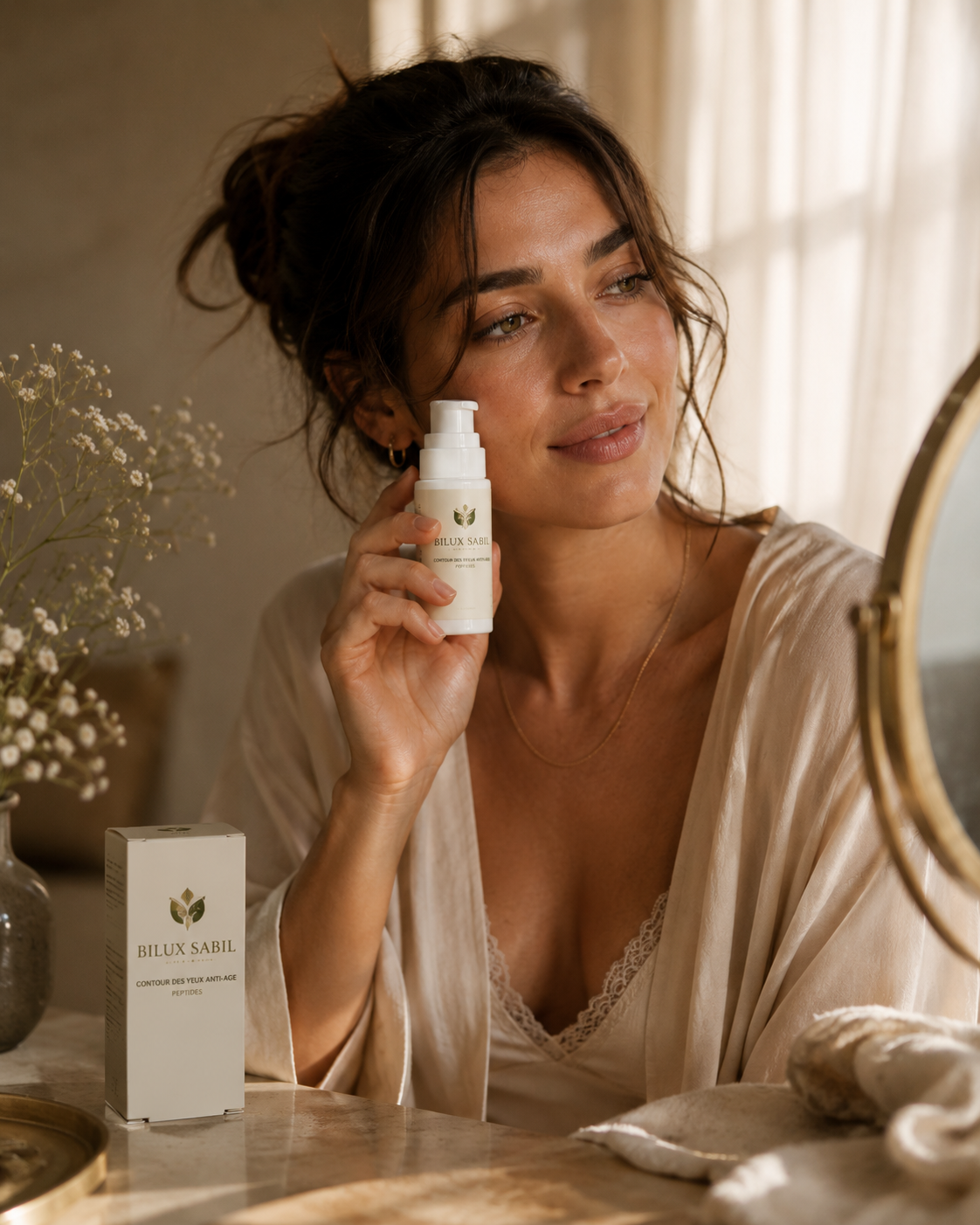 BILUX SABIL – Crème Contour des Yeux Anti-Âge aux Peptides