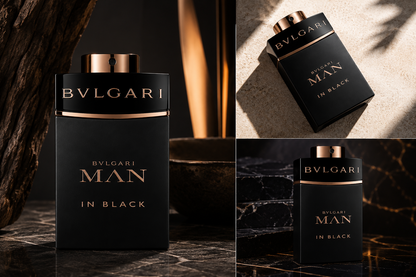 Bvlgari Man In Black Eau de Parfum – Parfum Homme Boisé Ambré Intense