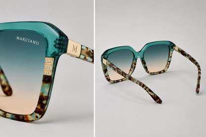 Lunettes de Soleil Femme Marciano by Guess — Monture Oversize Multicolore