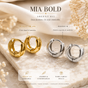 Créoles Mia Bold en Argent 925 Plaqué Or 18k – Boucles d’oreilles Femme