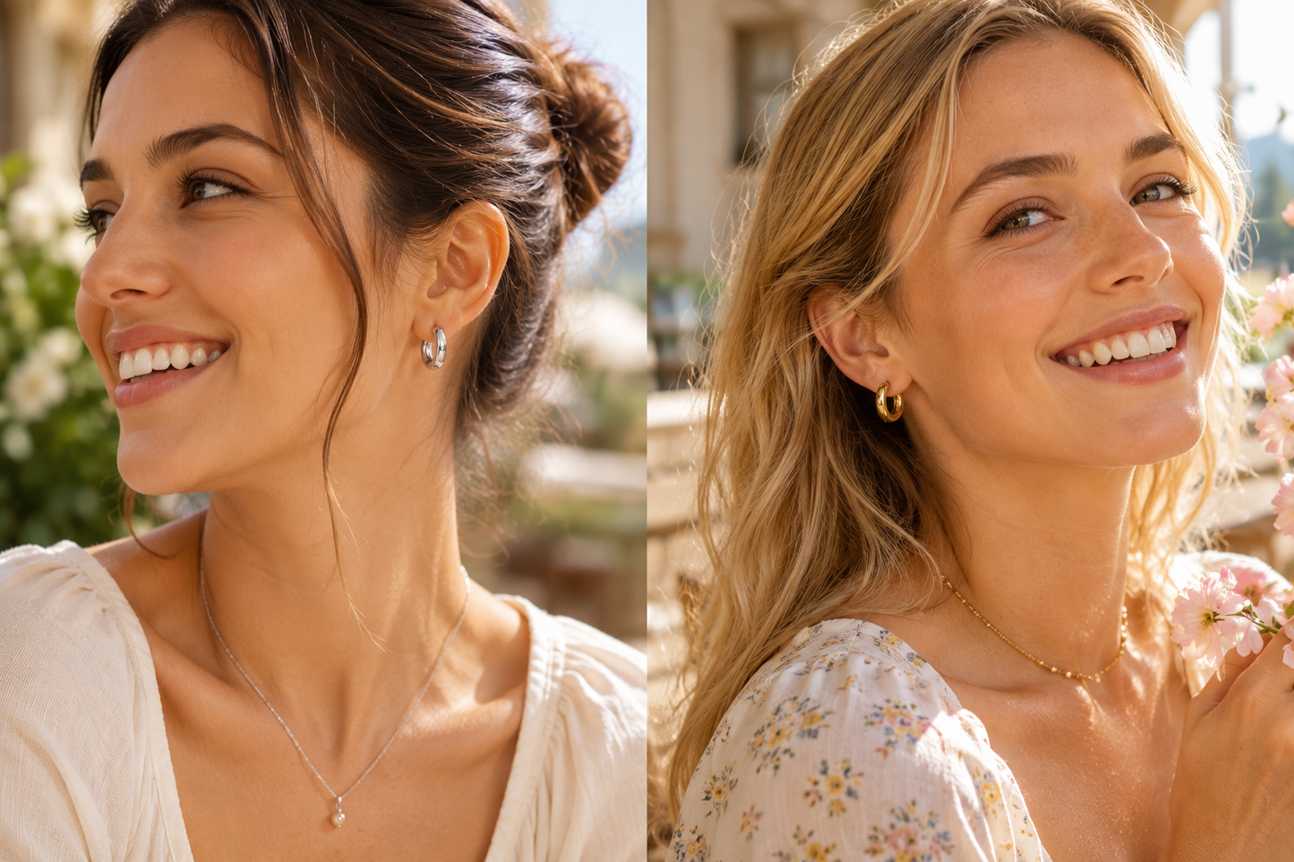 Créoles Mia Bold en Argent 925 Plaqué Or 18k – Boucles d’oreilles Femme