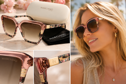 Guess by Marciano GM00009 — Lunettes de Soleil Femme Carrées à Motif Floral