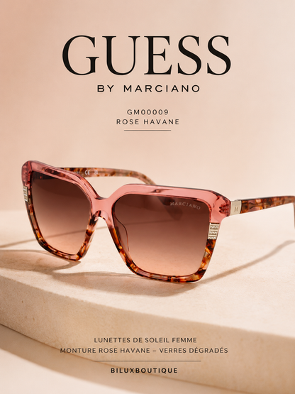 GUESS by Marciano – Lunettes de soleil Femme Rose Havane