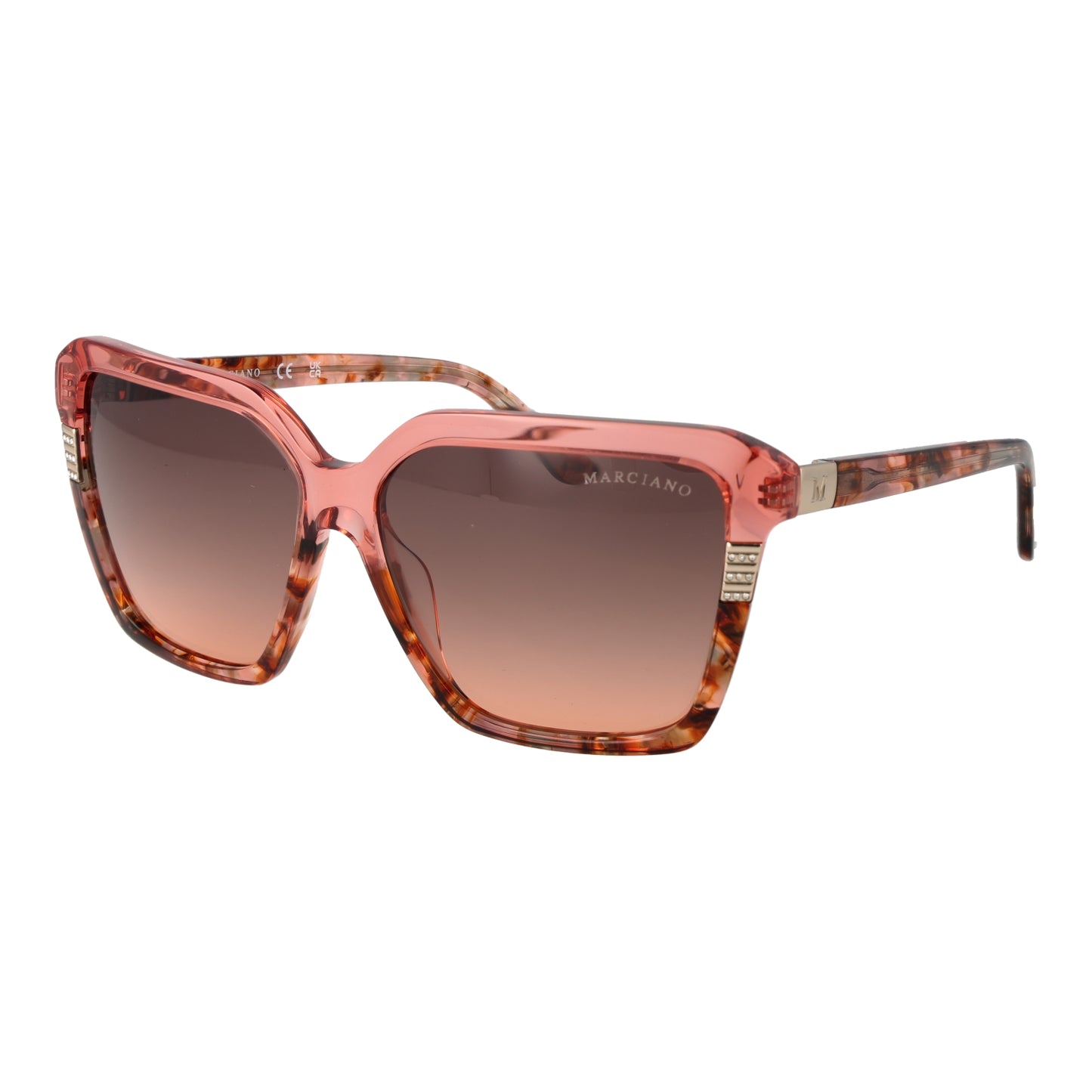 GUESS by Marciano – Lunettes de soleil Femme Rose Havane