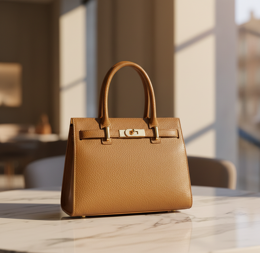 Sac à main en cuir véritable Renato Borzatta