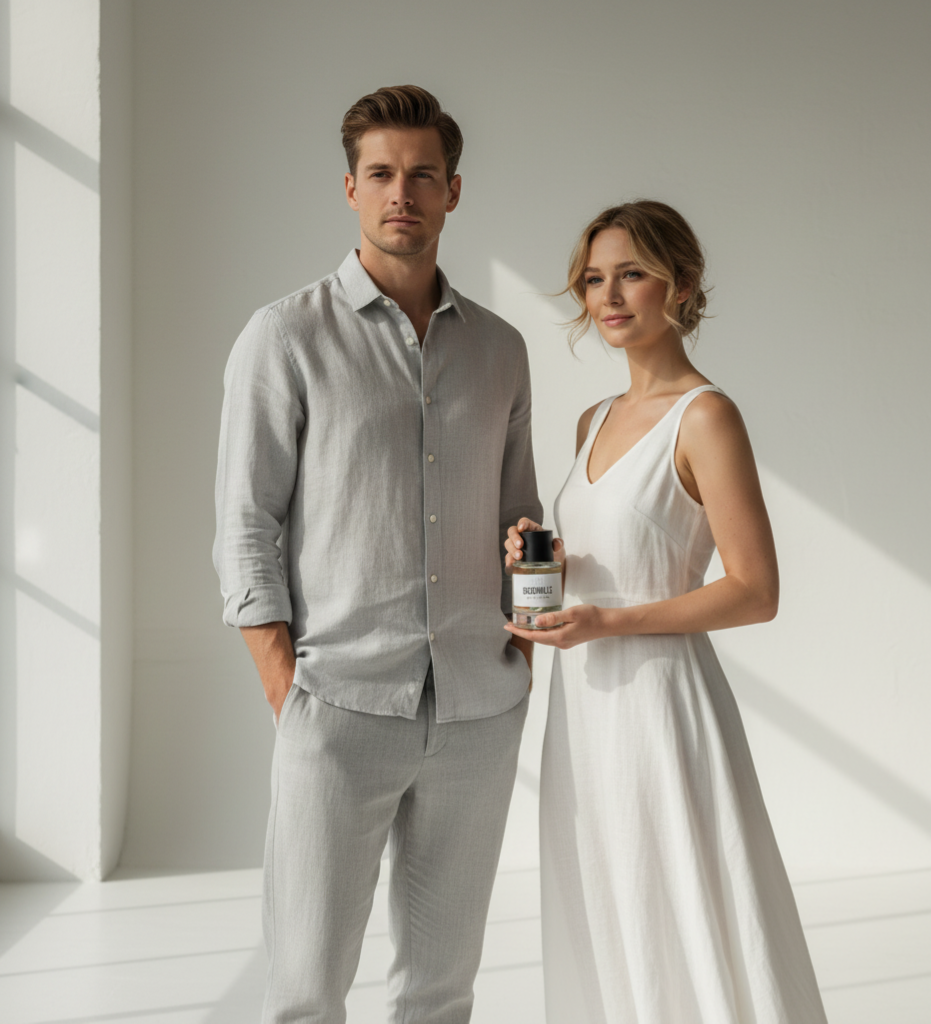 Deauville Eau de Parfum 50 ml – Parfum Unisexe Aquatique & Boisé, Végan & Naturel