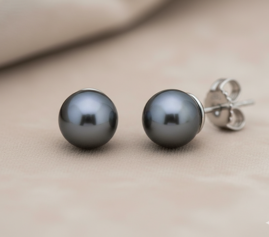 Boucles d’oreilles perles grises Majorica – Élégance intemporelle & éclat naturel