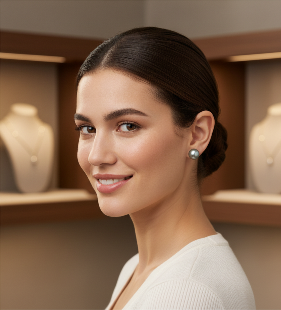 Boucles d’oreilles perles grises Majorica – Élégance intemporelle & éclat naturel