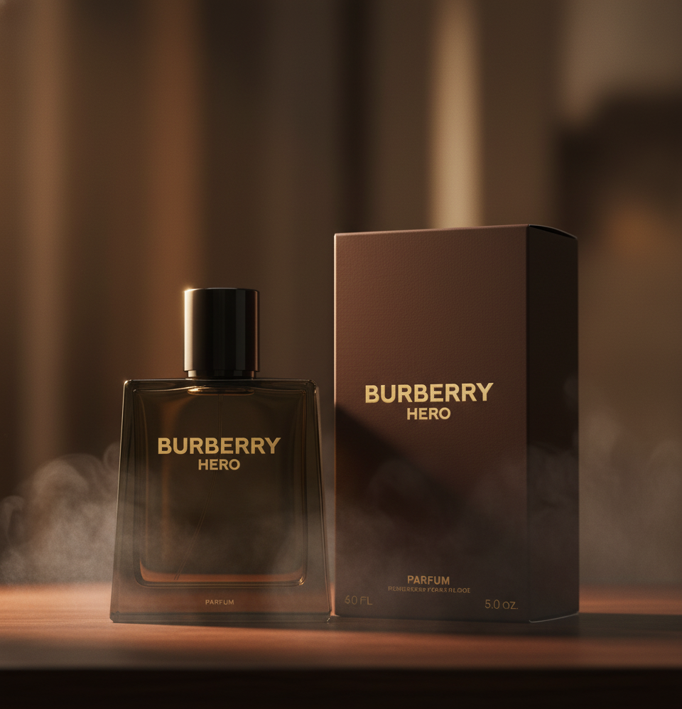 Burberry Hero Parfum 100 ml – Fragrance Intense & Boisée pour Homme