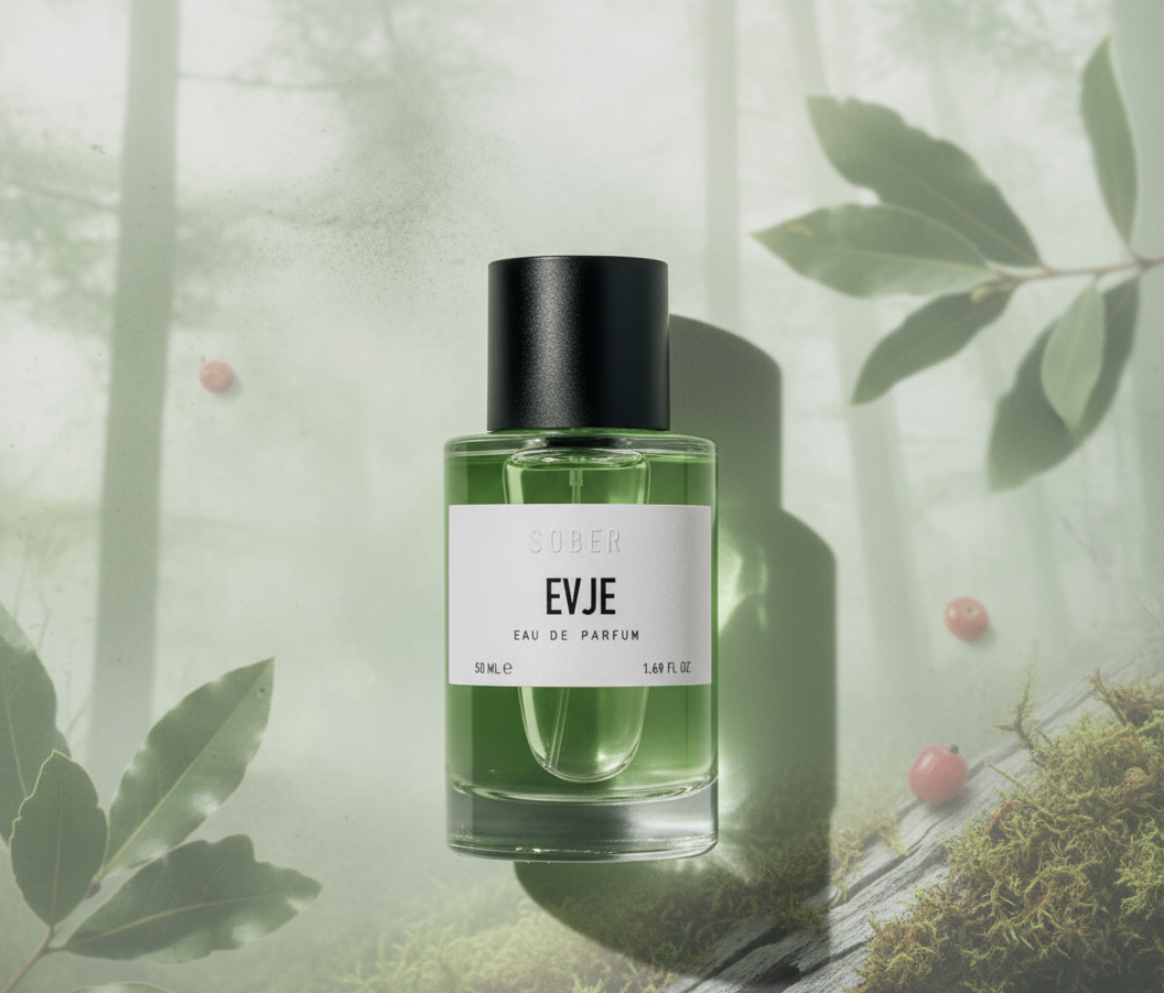 EVJE Eau de Parfum 50 ml – Parfum Unisexe Vert & Aquatique, Végan & Naturel