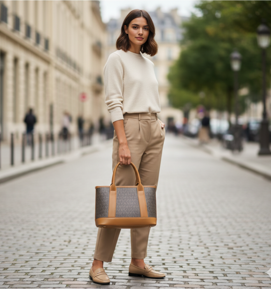 Sac cabas femme Miss Lulu en cuir PU