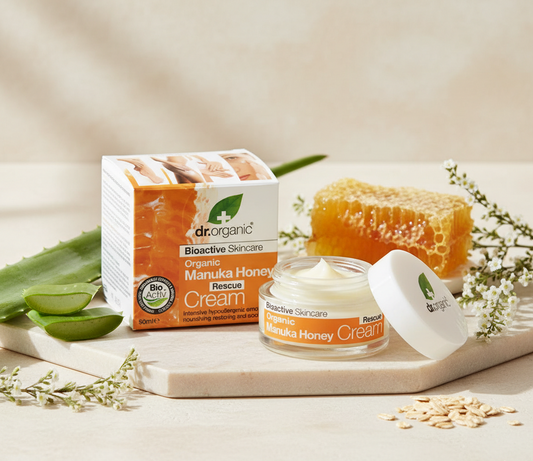 Crème Réparatrice au Miel de Manuka Bio 50 ml – Peau Sèche & Sensible