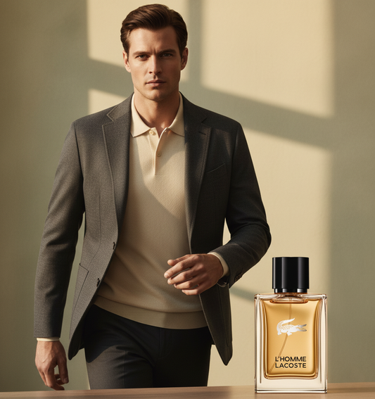 L’Homme Lacoste Eau de Toilette – Parfum Homme Boisé Épicé Élégant
