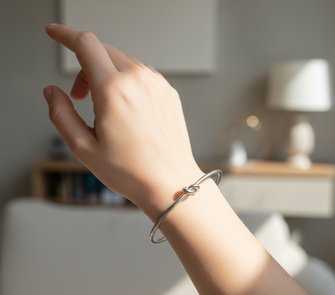 Bracelet Nauru Minimaliste en Acier Inoxydable