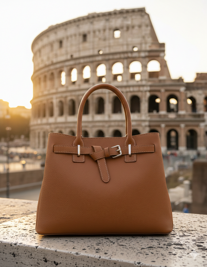 Sac Cabas Anna Luchini en Cuir — Fabrication Italienne