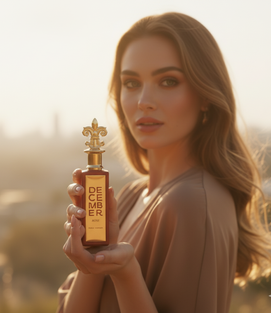 December Rose Eau de Parfum 100 ml – Parfum femme floral boisé – Paris Corner