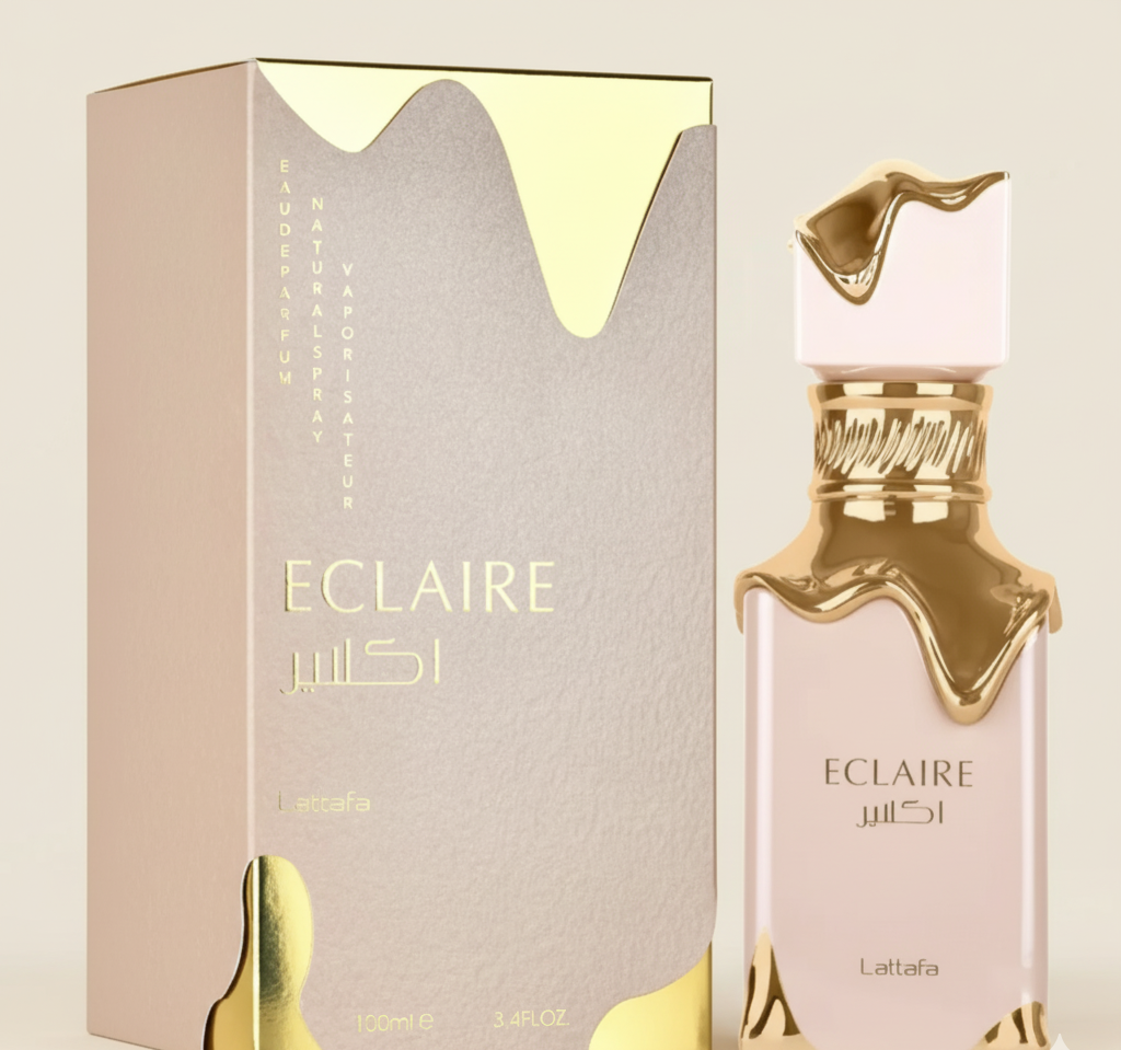 Lattafa Eclaire Eau de Parfum Femme 100 ml – Parfum Gourmand Sucré Longue Tenue