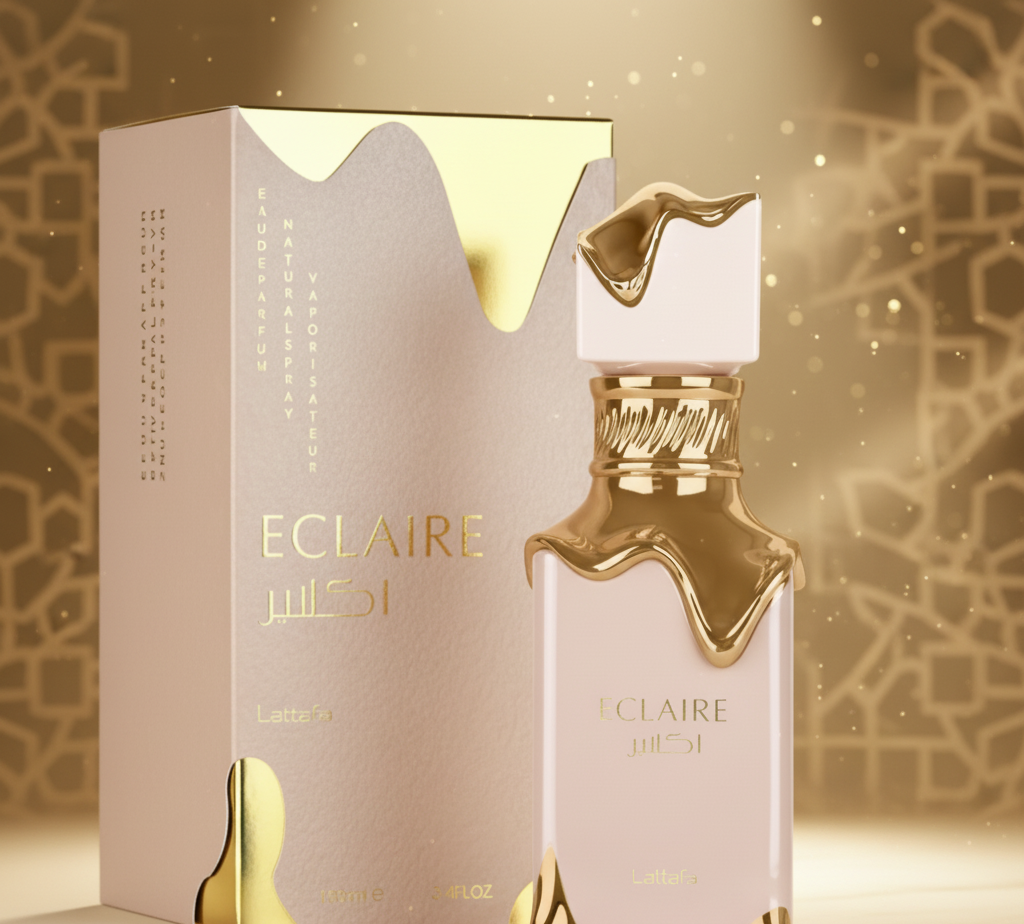 Lattafa Eclaire Eau de Parfum Femme 100 ml – Parfum Gourmand Sucré Longue Tenue