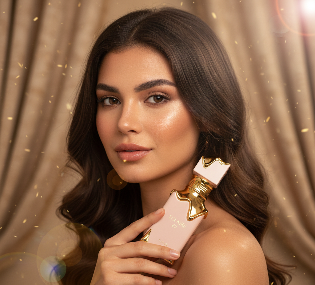 Lattafa Eclaire Eau de Parfum Femme 100 ml – Parfum Gourmand Sucré Longue Tenue