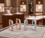 Boucles d’Oreilles Metropolitan Glow en Argent 925 – Plaqué Or Rose ou Argent