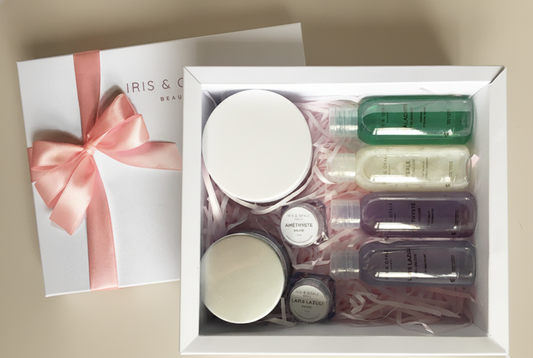 Coffret Galaxie – Soin du Corps Iris & Opale | Hydratation & Bien-Être Naturel