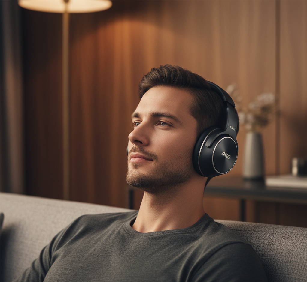 Casque Bluetooth AKG N9 Hybrid Noir