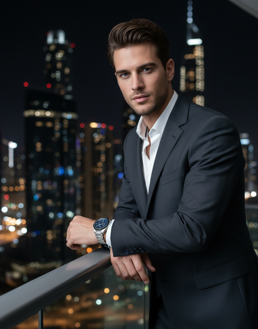 Montre Homme BOSS Cloud Chronographe Acier Inoxydable Cadran Bleu 44 mm