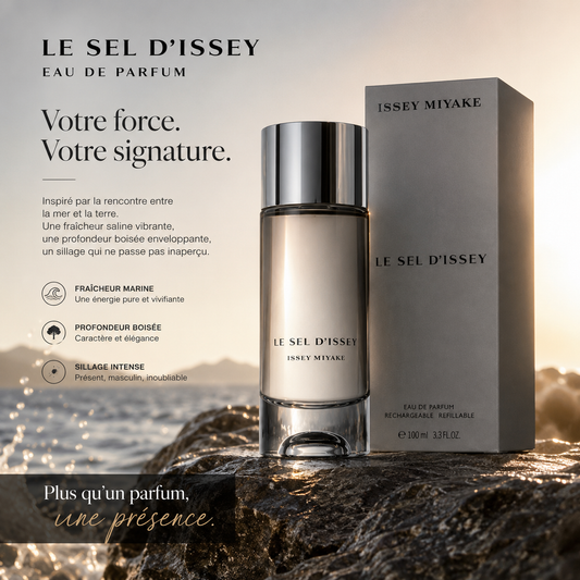 Le Sel d'Issey Eau de Parfum Homme | L'Énergie Brute de la Mer