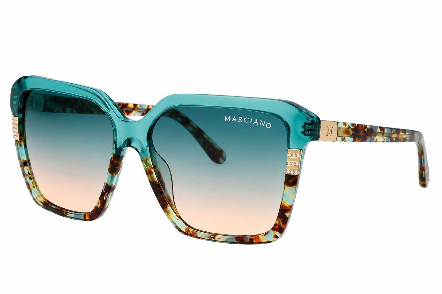 Lunettes de Soleil Femme Marciano by Guess — Monture Oversize Multicolore
