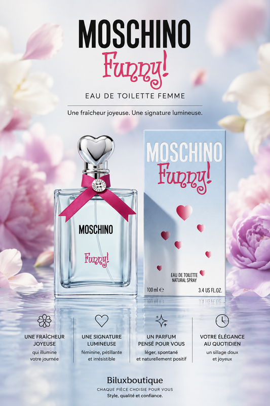 Moschino Funny Eau de Toilette – Parfum Femme Fruité Floral Pétillant