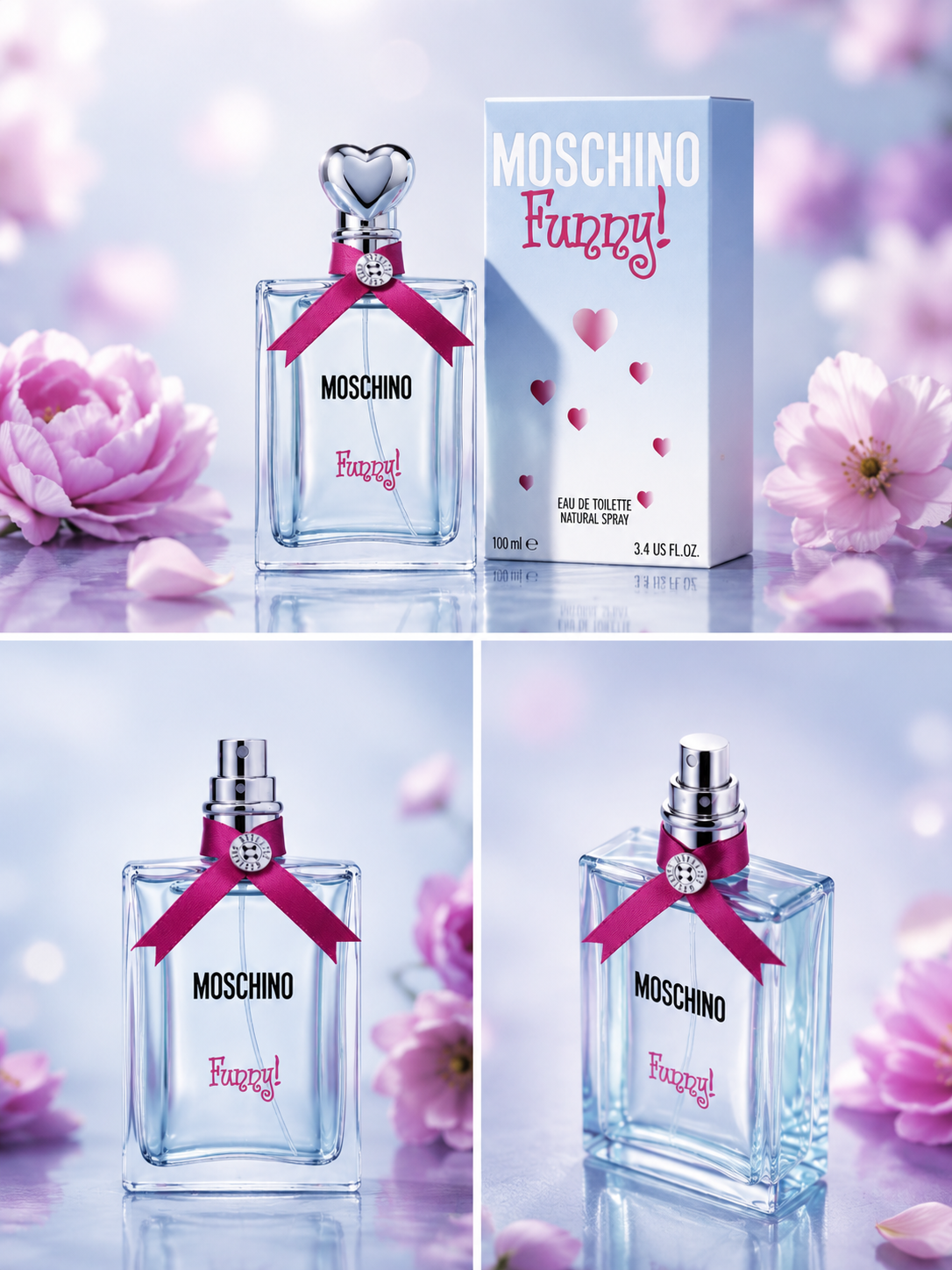 Moschino Funny Eau de Toilette – Parfum Femme Fruité Floral Pétillant